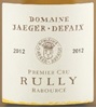 Domaine Bernard Defaix DOMAINE JAEGER-DEFAIX RABOURCÉ RULLY 1ER CRU 2007